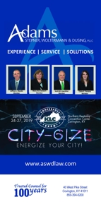 Adams Stepner Partners With Kentucky League of Cities For Annual Conference