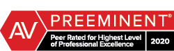 AV Preeminent (Peer Review Rated) by Martindale Hubbell
